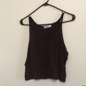 Burgundy tank top
